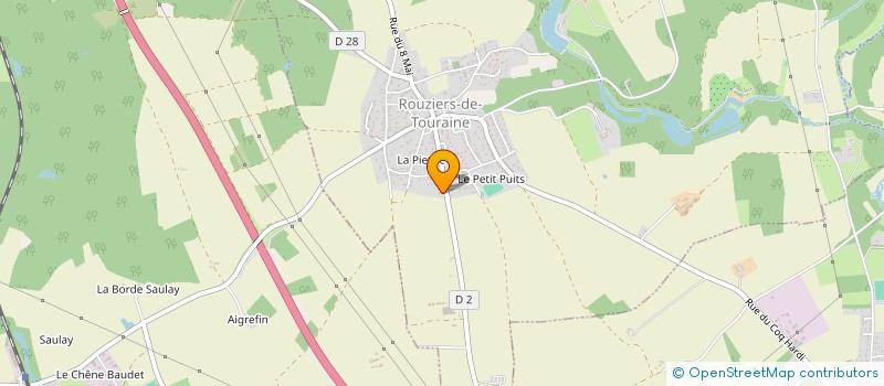localisation de l'entreprise MEDICAL ROUZIERS à ROUZIERS-DE-TOURAINE