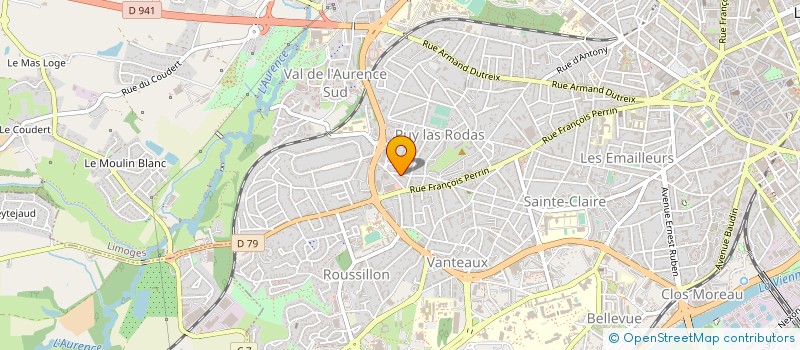 localisation de l'entreprise MEDICAL SANTE à LIMOGES