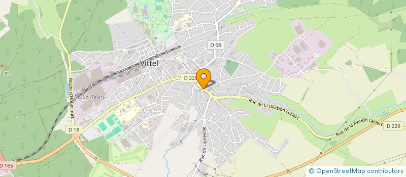 localisation de l'entreprise MEDICAL SANTE DE LA PLAINE à VITTEL