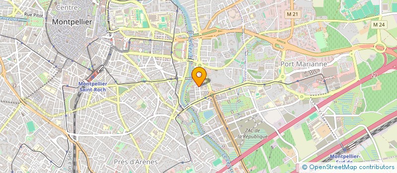 localisation de l'entreprise MEDICAL SERV ASSIS ENTRAIDE FORM CHOMEUR à MONTPELLIER