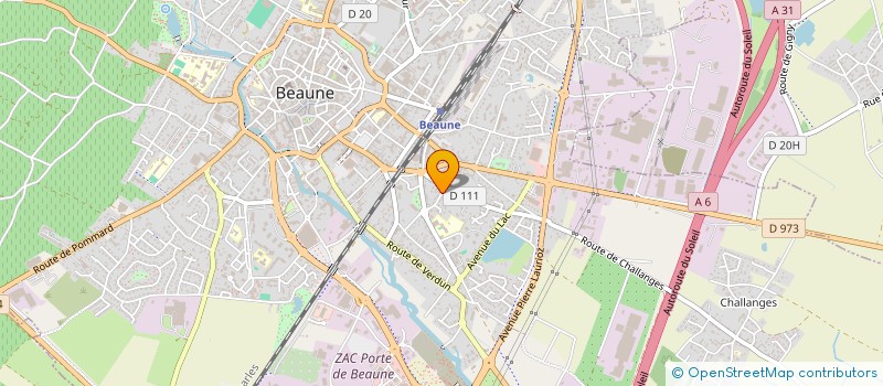 localisation de l'entreprise MEDICAL SERVICE 21 à BEAUNE