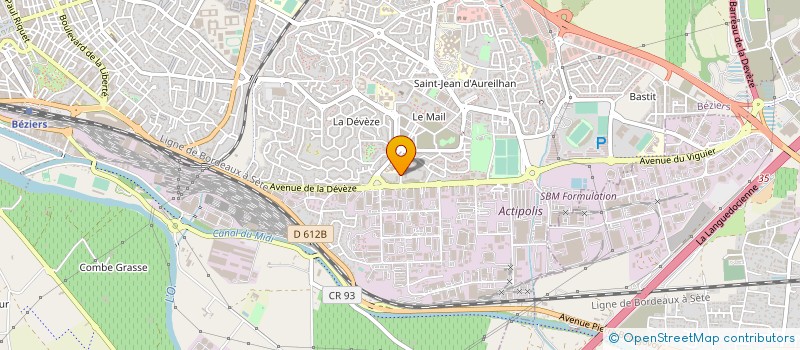 localisation de l'entreprise MEDICAL SERVICE  BEZIERS