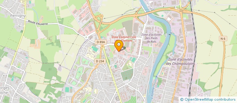 localisation de l'entreprise MEDICAL SERVICE 89 à AUXERRE