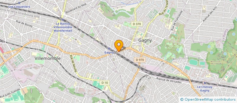 localisation de l'entreprise MEDICAL SERVICE GAGNY à GAGNY