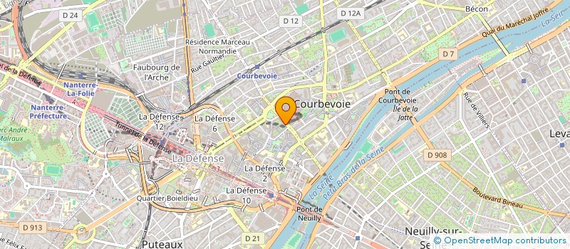 localisation de l'entreprise MEDICAL TECHNOLOGIES à COURBEVOIE
