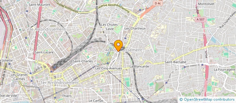 localisation de l'entreprise MEDICAL TEXTILE à MARSEILLE
