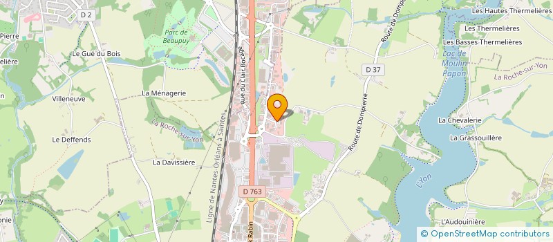 localisation de l'entreprise MEDICAL+ VENDEE à LA ROCHE-SUR-YON