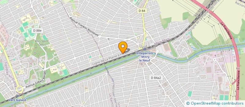 localisation de l'entreprise MEDICALCORP  MITRY-MORY