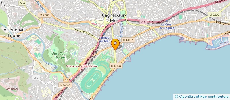 localisation de l'entreprise MEDICALE ASCOT à CAGNES-SUR-MER
