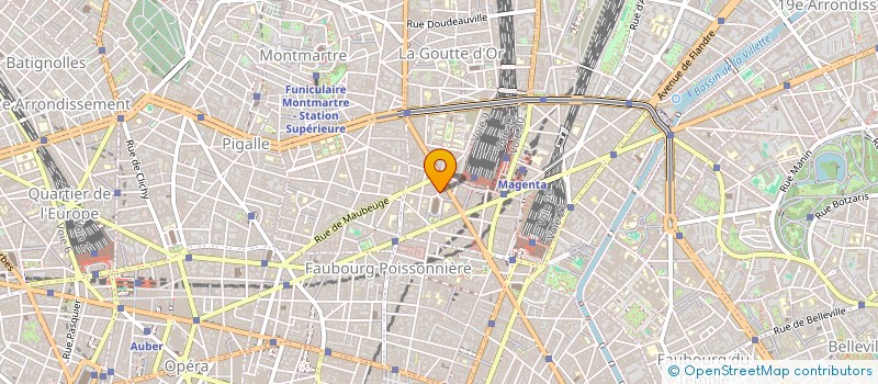 localisation de l'entreprise MEDICALE BELZUNCE  PARIS