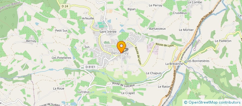 localisation de l'entreprise MEDICALE BESSENOISE  BESSENAY