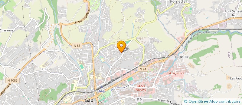 localisation de l'entreprise MEDICALE DE BAYARD  GAP