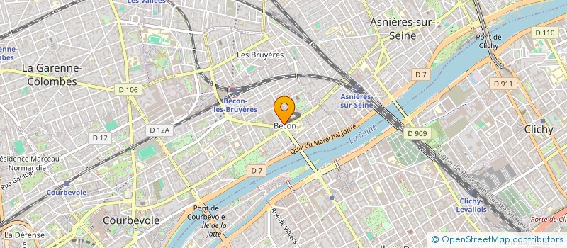 localisation de l'entreprise MEDICALE DE MONTARGIS à COURBEVOIE