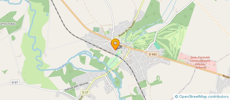 localisation de l'entreprise MEDICALE DE VILLEDIEU  VILLEDIEU-SUR-INDRE