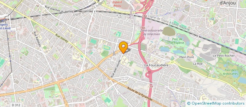 localisation de l'entreprise MEDICALE DES MARAICHERS à ANGERS