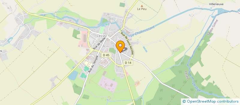 localisation de l'entreprise MEDICALE DU BREUIL  LEZAY