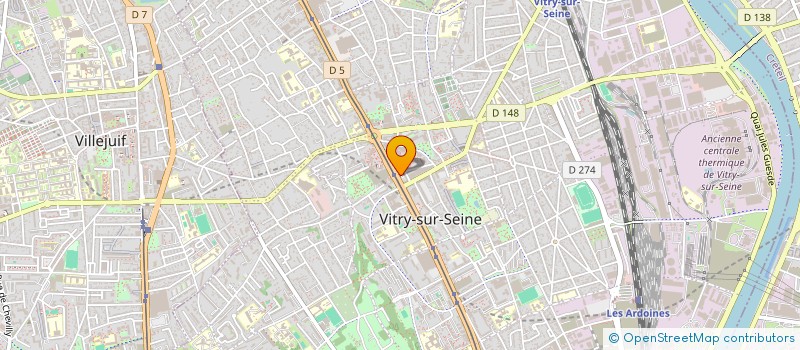 localisation de l'entreprise MEDICALE DU CENTRE  VITRY-SUR-SEINE