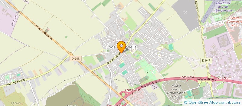 localisation de l'entreprise MEDICALE DU COEUR DE LOOS  LOOS-EN-GOHELLE