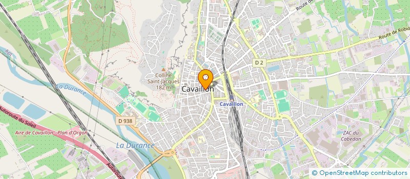 localisation de l'entreprise MEDICALE DU GALOUBET  CAVAILLON