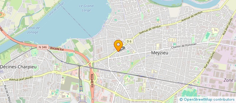 localisation de l'entreprise MEDICALE DU GRAND LARGE  MEYZIEU