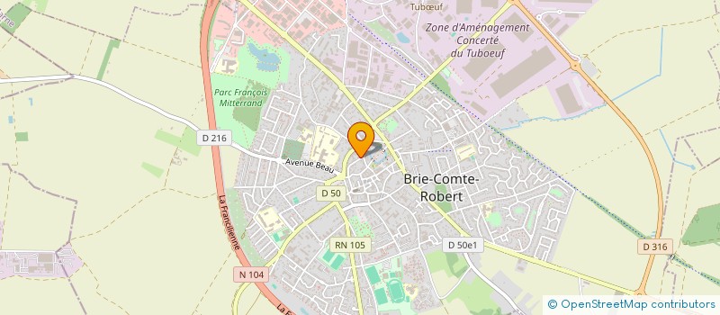 localisation de l'entreprise MEDICALE DU MANOIR à BRIE-COMTE-ROBERT