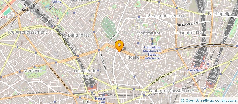 localisation de l'entreprise MEDICALE SAINT GEORGES  PARIS