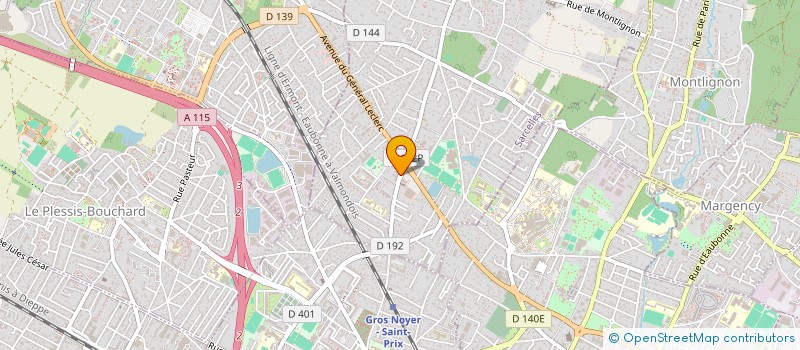 localisation de l'entreprise MEDICALE SAINT PRIX à SAINT-PRIX