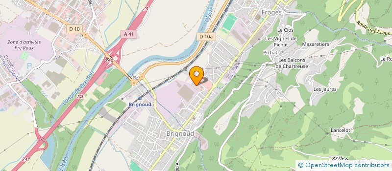 localisation de l'entreprise MEDICALEMENT VOTRE  FROGES