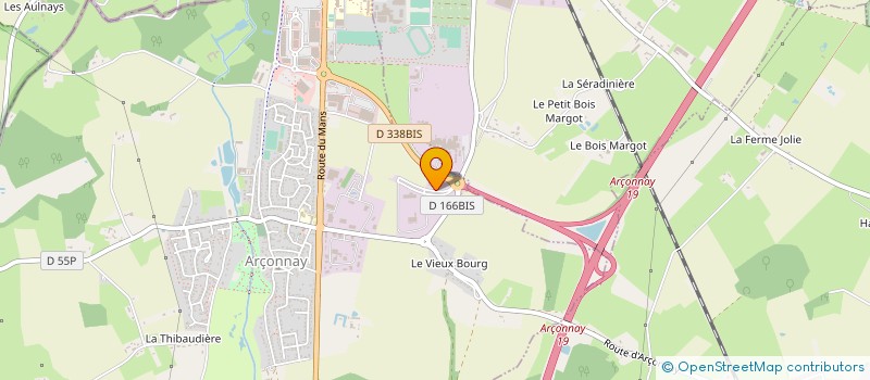 localisation de l'entreprise MEDICALEX CHANGE  ARCONNAY