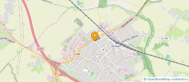 localisation de l'entreprise MEDICALI  ORCHIES