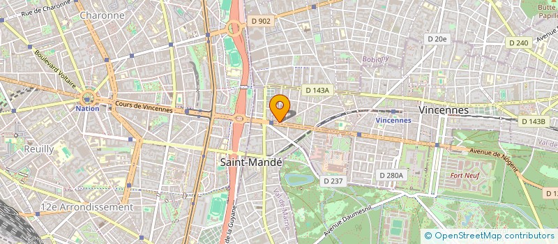 localisation de l'entreprise MEDICALI à VINCENNES