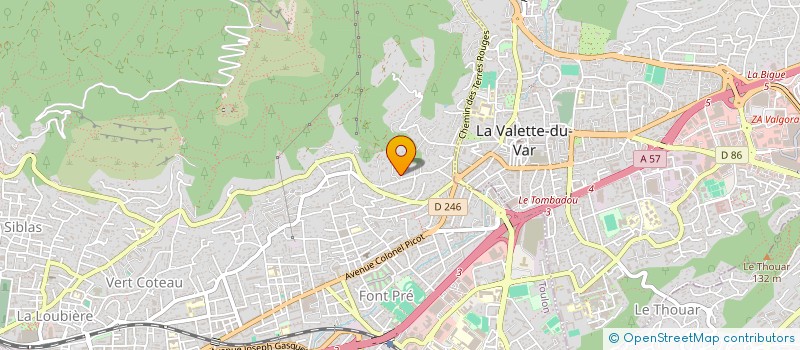 localisation de l'entreprise MEDICALIA à TOULON
