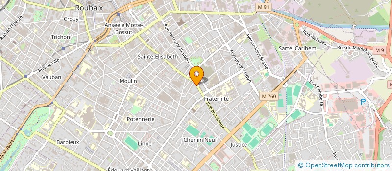 localisation de l'entreprise MEDICALLSERVICE  ROUBAIX