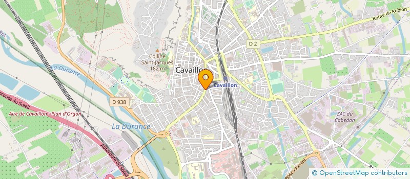 localisation de l'entreprise MEDICALSPORT  CAVAILLON