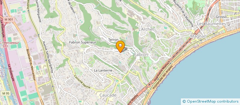 localisation de l'entreprise MEDICANE à NICE