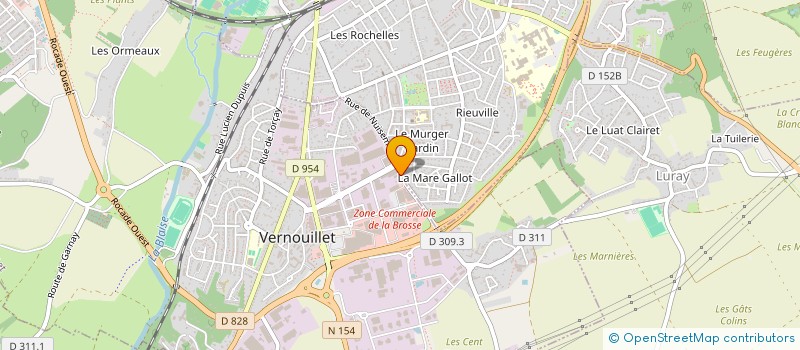 localisation de l'entreprise MEDICAPHARM CD SARL à VERNOUILLET