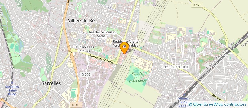 localisation de l'entreprise MEDICARE à VILLIERS-LE-BEL