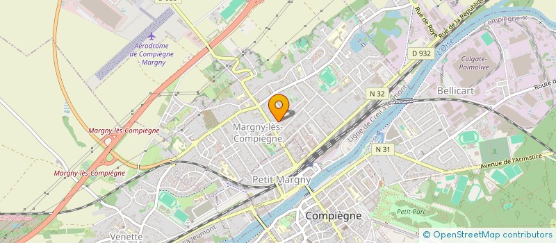 localisation de l'entreprise MEDICARE INVEST  MARGNY-LES-COMPIEGNE