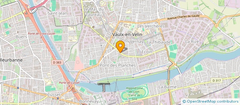 localisation de l'entreprise MEDICATEG  VAULX-EN-VELIN