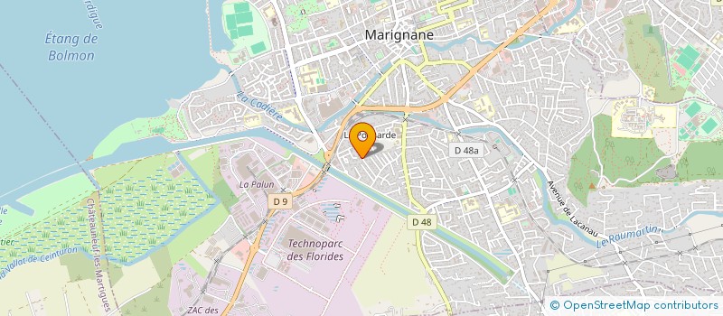 localisation de l'entreprise MEDICATOME  MARIGNANE