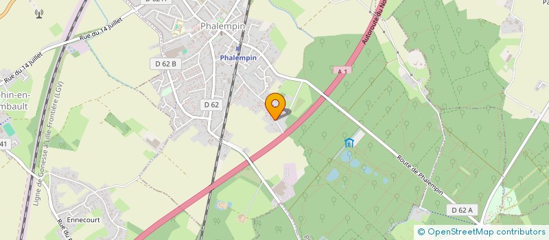 localisation de l'entreprise MEDICENTRE OIGNIES  PHALEMPIN