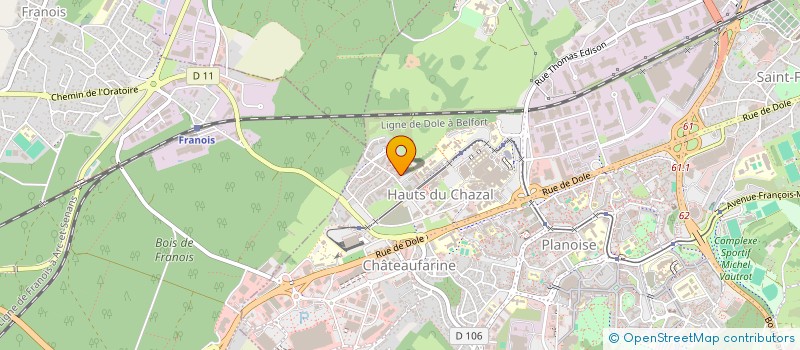 localisation de l'entreprise MEDICIA GROUP à BESANCON