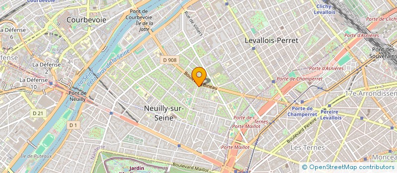 localisation de l'entreprise MEDICINQ à NEUILLY-SUR-SEINE