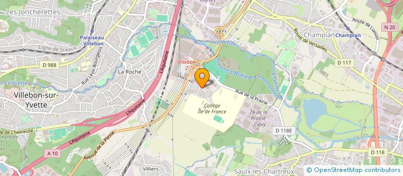 localisation de l'entreprise MEDICIS à VILLEBON-SUR-YVETTE