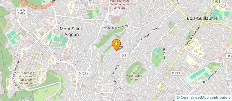 localisation de l'entreprise MEDICIS CONSEILS  MONT-SAINT-AIGNAN