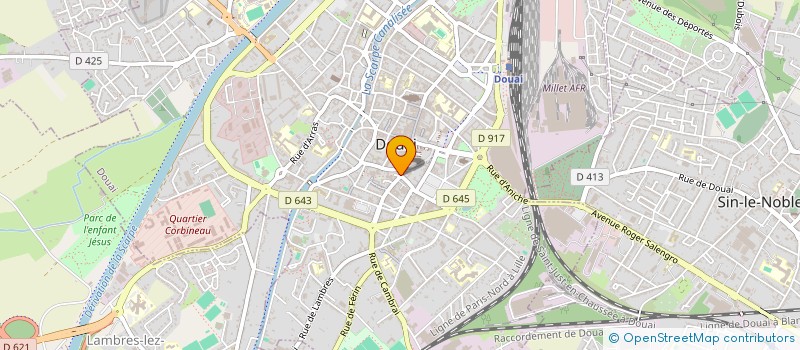 localisation de l'entreprise MEDICIS CONSULTING à DOUAI