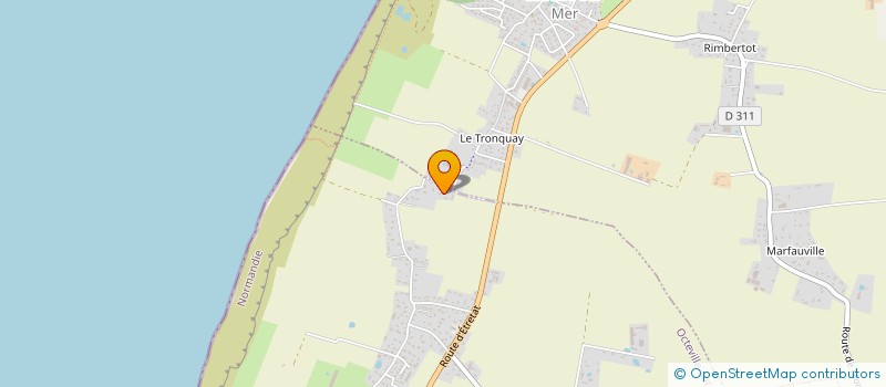 localisation de l'entreprise MEDICLAP  OCTEVILLE-SUR-MER