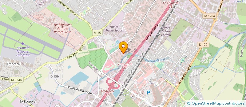 localisation de l'entreprise MEDICLUB à TOULOUSE