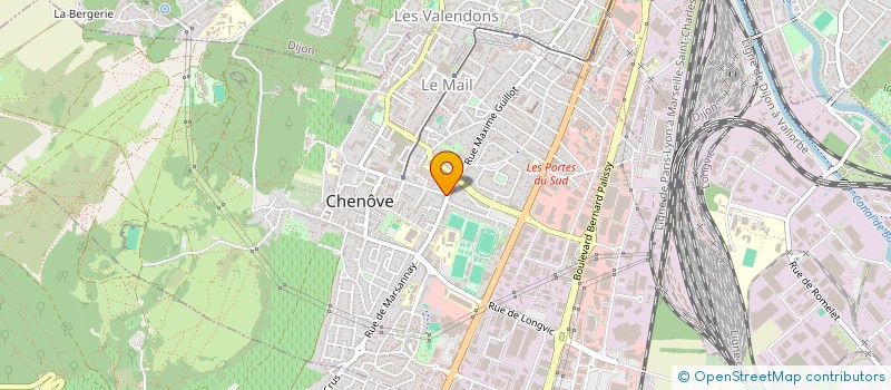 localisation de l'entreprise MEDICLUB à CHENOVE