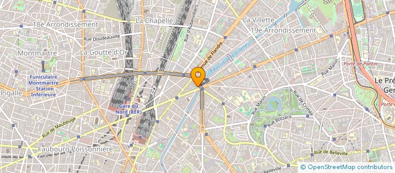 localisation de l'entreprise MEDICO DENTAIRE JAURES STALINGRAD  PARIS